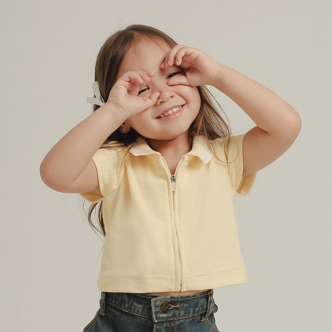 ZIEL KIDS - Belle Top Baju Anak Perempuan Atasan Pique Premium