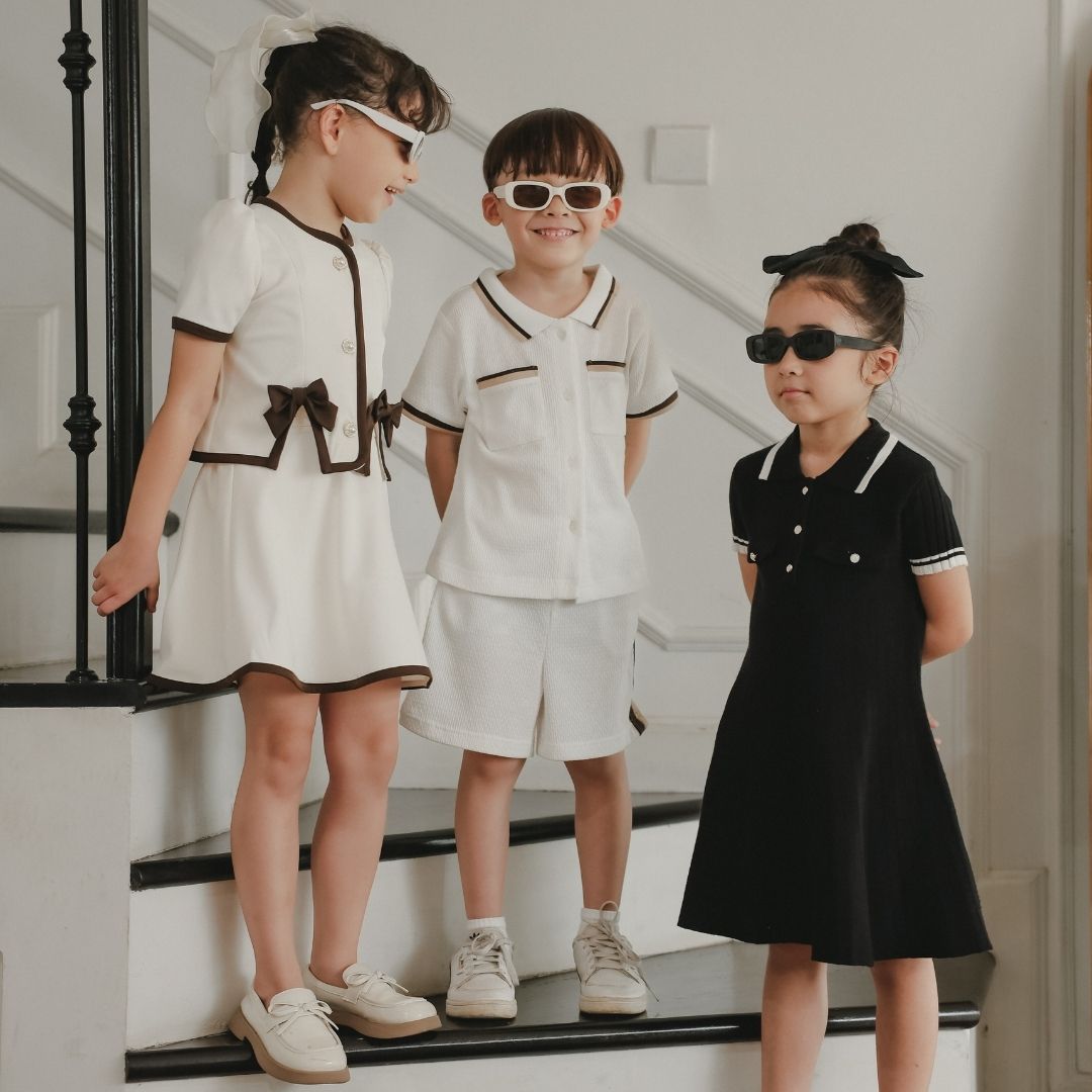 ZIEL KIDS - Jeno Set Baju Anak Laki-Laki Setelan Atas Bawah Knit Premium
