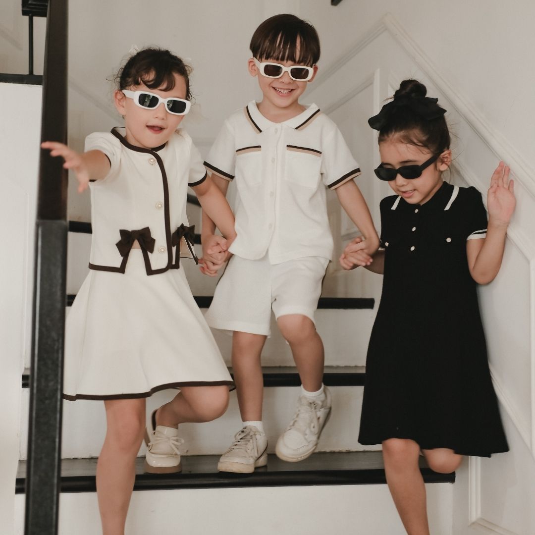 ZIEL KIDS - Jeno Set Baju Anak Laki-Laki Setelan Atas Bawah Knit Premium