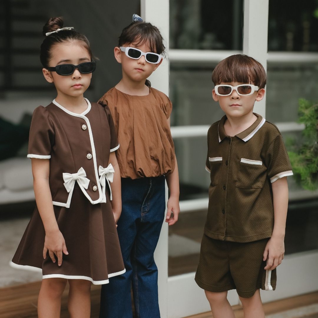 ZIEL KIDS - Melia Set Baju Anak Perempuan Setelan Atas Bawah Semiwool Premium