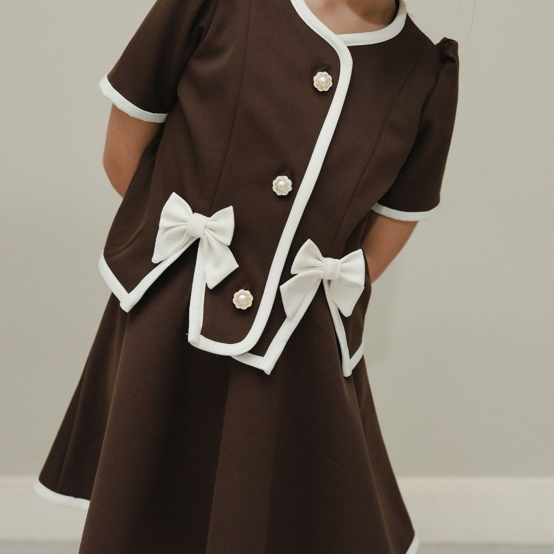 ZIEL KIDS - Melia Set Baju Anak Perempuan Setelan Atas Bawah Semiwool Premium