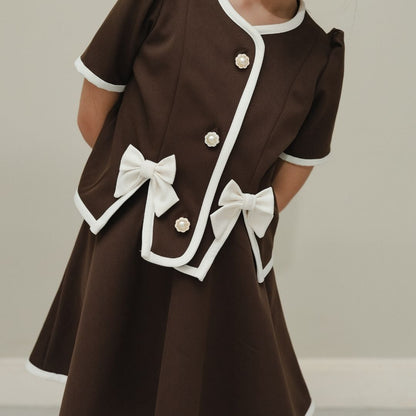 ZIEL KIDS - Melia Set Baju Anak Perempuan Setelan Atas Bawah Semiwool Premium