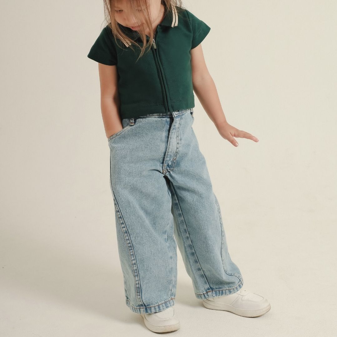 ZIEL KIDS - Kira Pants Celana Anak Perempuan Bawahan Jeans Denim Premium