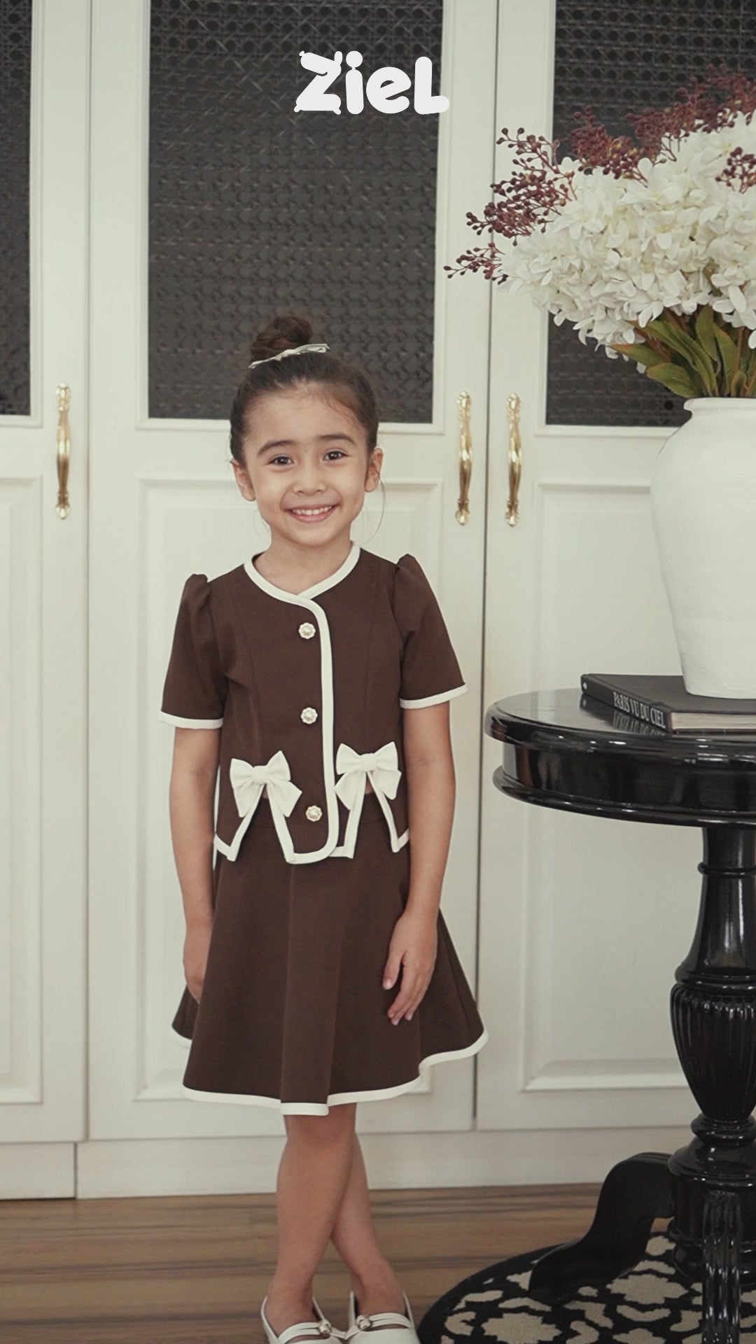 ZIEL KIDS - Melia Set Baju Anak Perempuan Setelan Atas Bawah Semiwool Premium