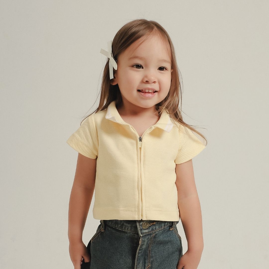 ZIEL KIDS - Belle Top Baju Anak Perempuan Atasan Pique Premium