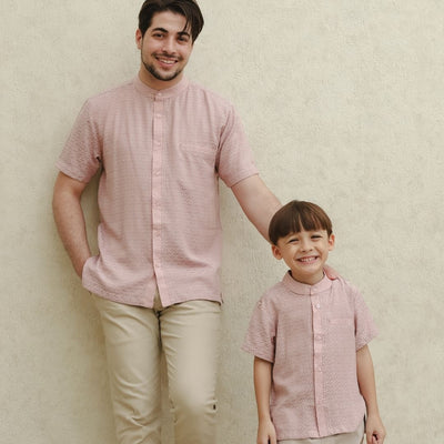 ZIEL KIDS - Arman Koko Raya Atasan Katun Premium Couple Dad & Boy