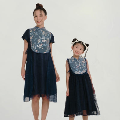 ZIEL KIS - Saeri Dress | Cheongsam | Couple Mom & Girl