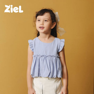 ZIEL KIDS - Kore Top Baju Anak Perempuan Atasan Cotton Premium