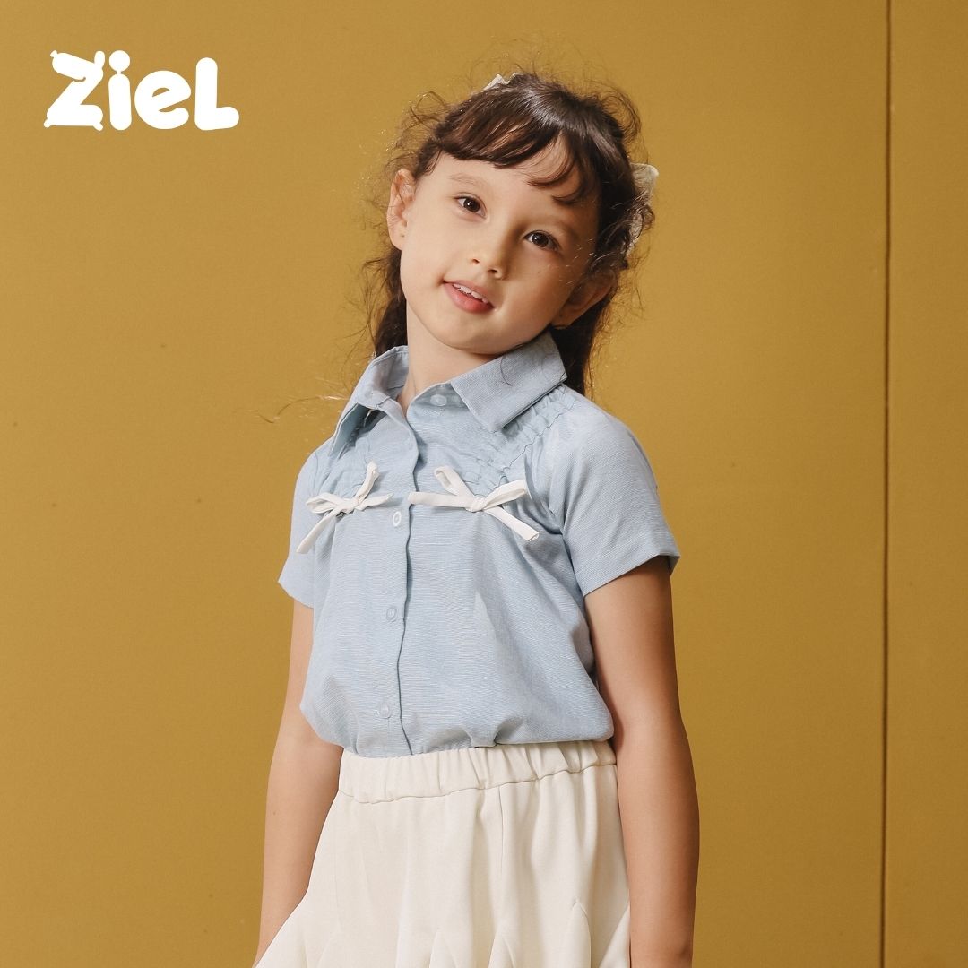 ZIEL KIDS - Vania Top Baju Anak Perempuan Atasan Cotton Premium
