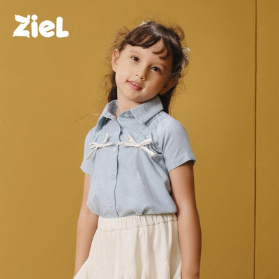 ZIEL KIDS - Vania Top Baju Anak Perempuan Atasan Cotton Premium