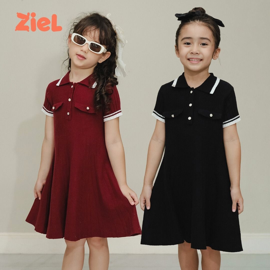 ZIEL KIDS - Jeje Dress Anak Perempuan Baju Terusan Viscose Premium
