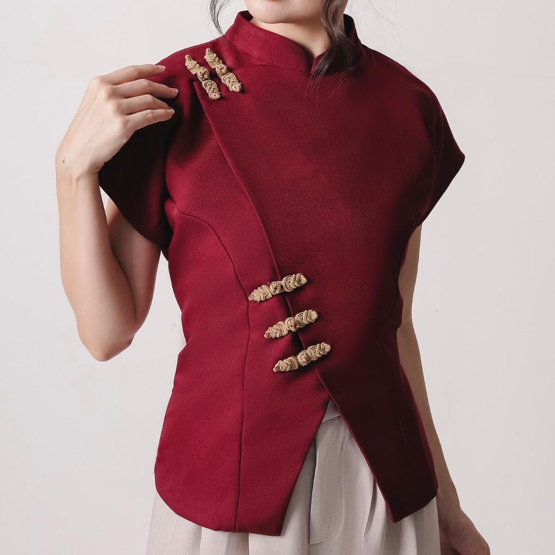 ⁠ZIEL KIDS - Aihan Set | CNY 2026 | Setelan Cheongsam Qipao Semiwool Premium | Couple Mom & Girl