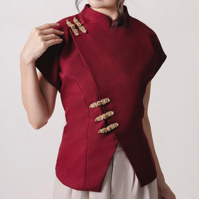 ⁠ZIEL KIDS - Aihan Set | CNY 2026 | Setelan Cheongsam Qipao Semiwool Premium | Couple Mom & Girl