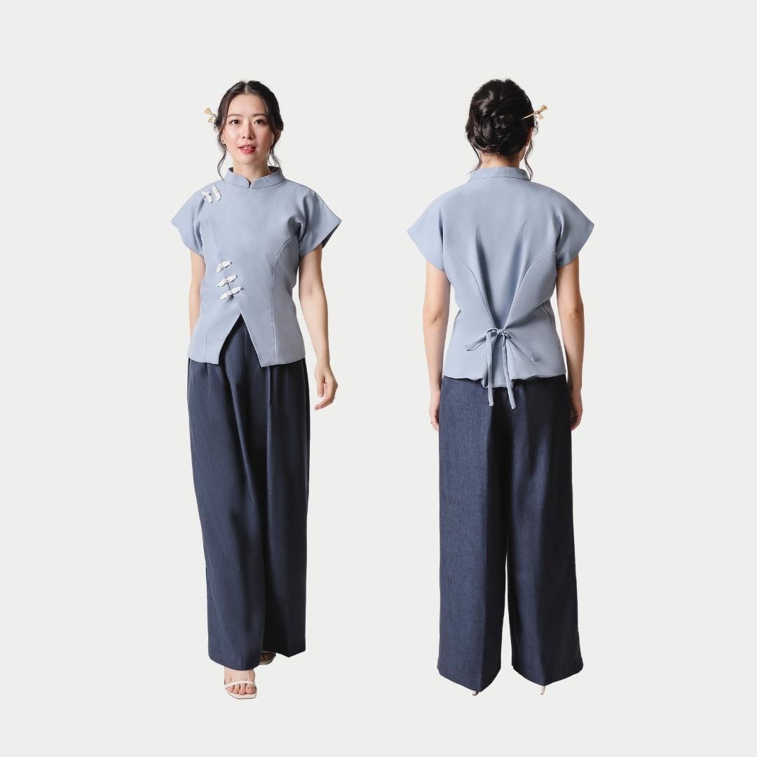 ⁠ZIEL KIDS - Aihan Set | CNY 2026 | Setelan Cheongsam Qipao Semiwool Premium | Couple Mom & Girl