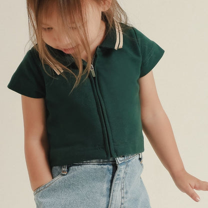 ZIEL KIDS - Belle Top Baju Anak Perempuan Atasan Pique Premium