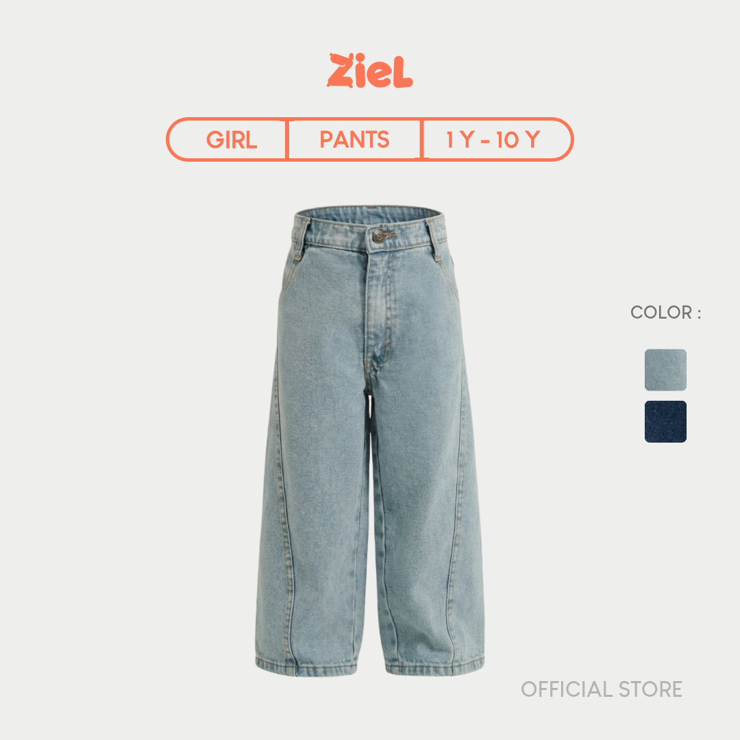 ZIEL KIDS - Kira Pants Celana Anak Perempuan Bawahan Jeans Denim Premium