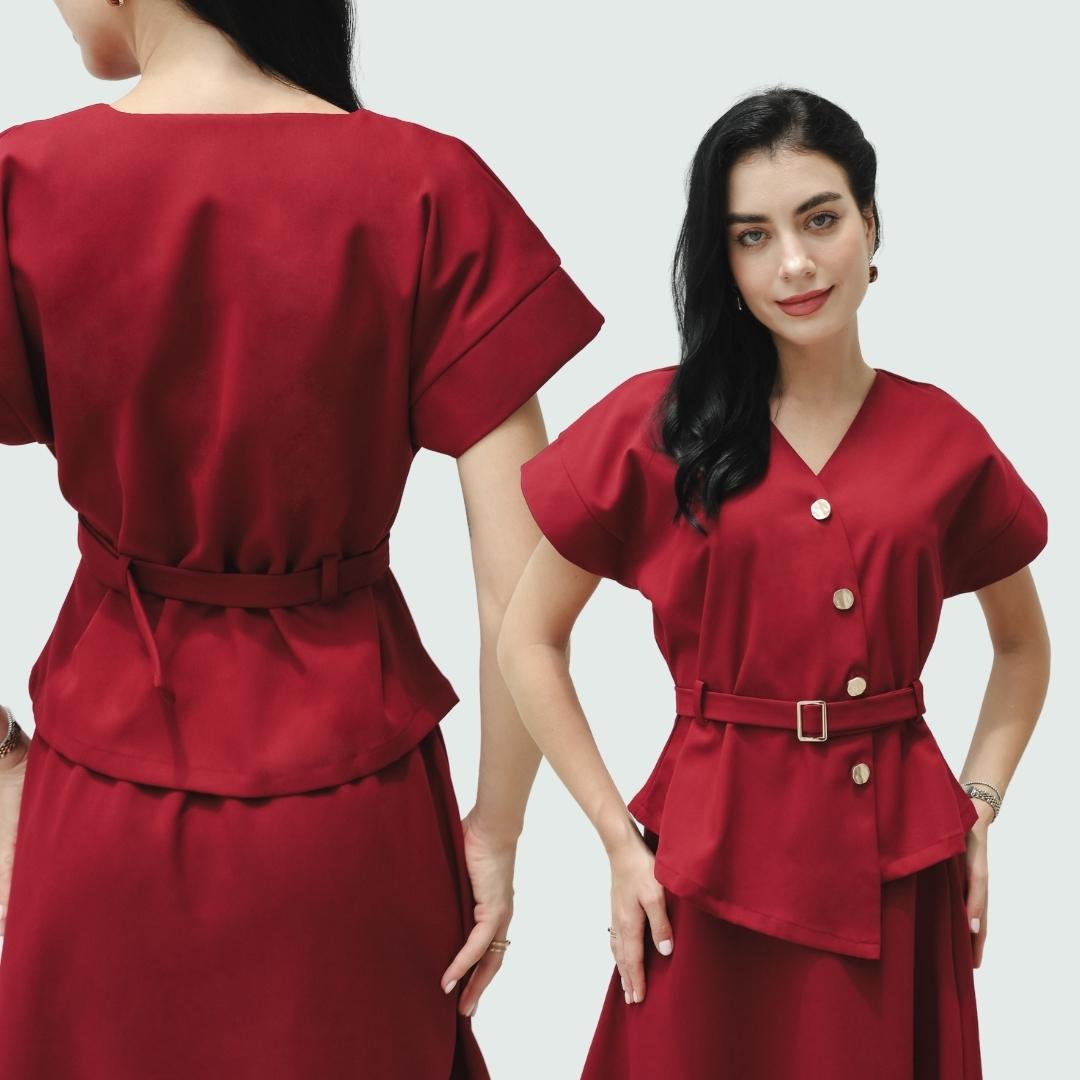 ZIEL KIDS - Carla Set & Dress Terusan Semiwool Premium Couple Mom & Girl