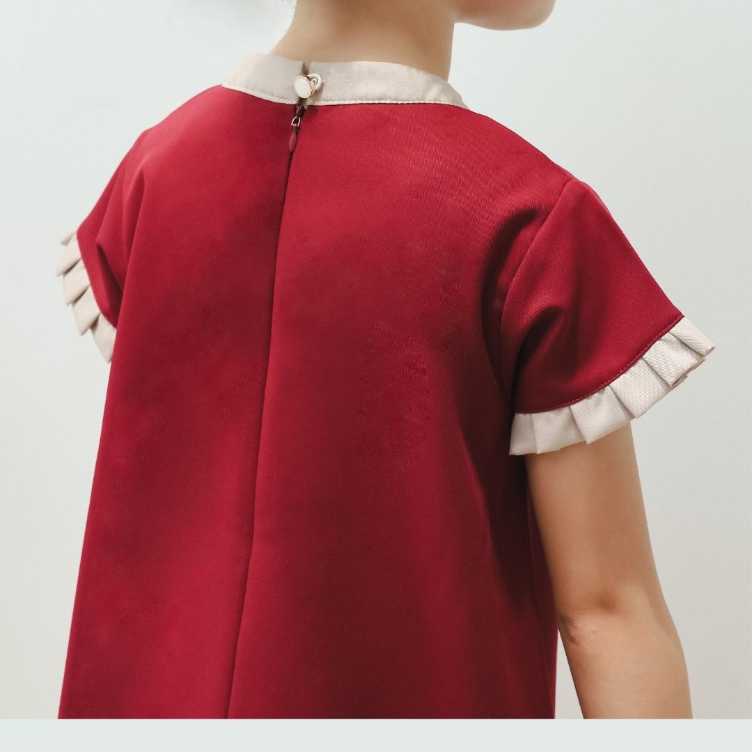 ZIEL KIDS - Carla Set & Dress Terusan Semiwool Premium Couple Mom & Girl