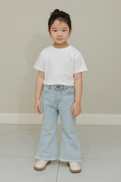 ZIEL KIDS - Cassey Pants Celana Anak Perempuan Bawahan Jeans Denim