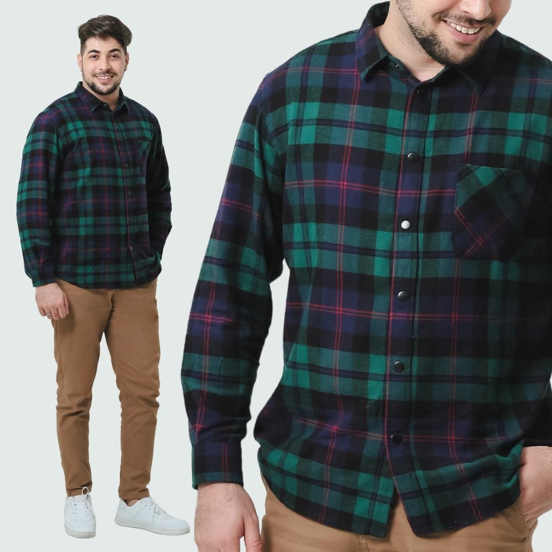ZIEL KIDS - Clement Top Kemeja Flannel Premium Couple Dad & Boy
