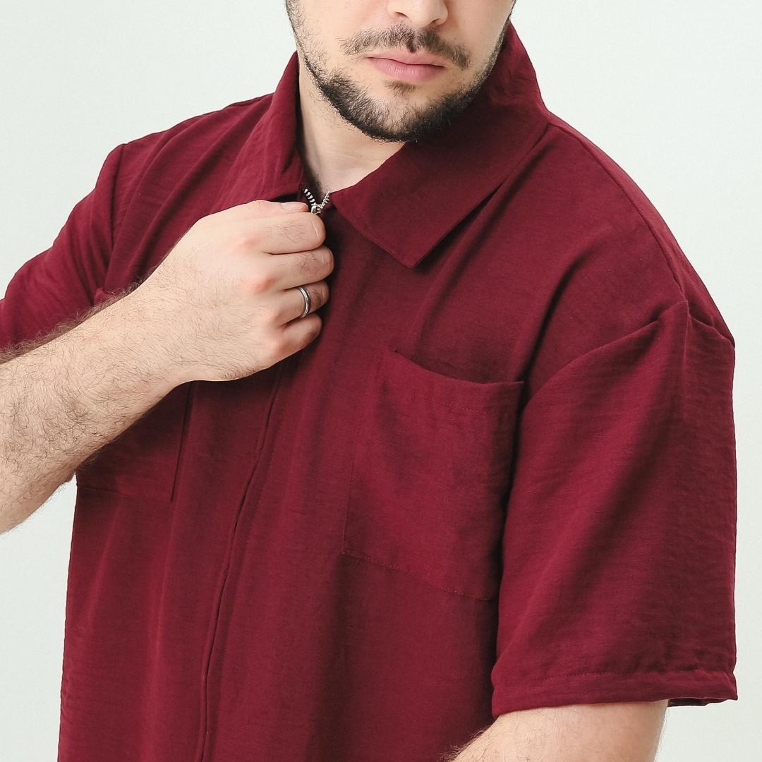 ZIEL KIDS - Cosmo Top Atasan Linen Crincle Premium Couple Dad & Boy