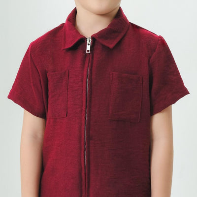 ZIEL KIDS - Cosmo Top Atasan Linen Crincle Premium Couple Dad & Boy