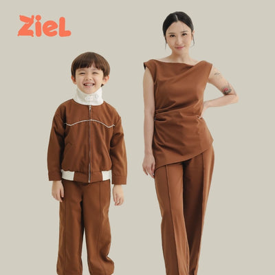 ZIEL x VERENA - Hayami Pants Bawahan Semiwool Premium  Couple Mom & Boy