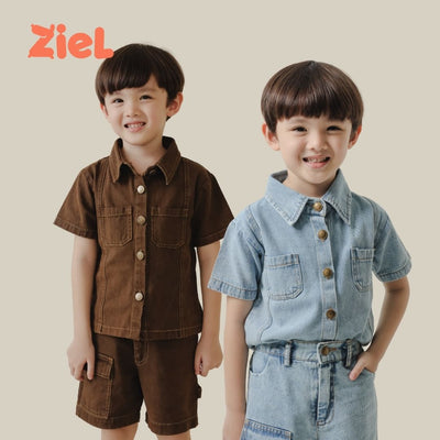ZIEL x VERENA - Shinobu Pants Celana Anak Laki - Laki Denim Premium