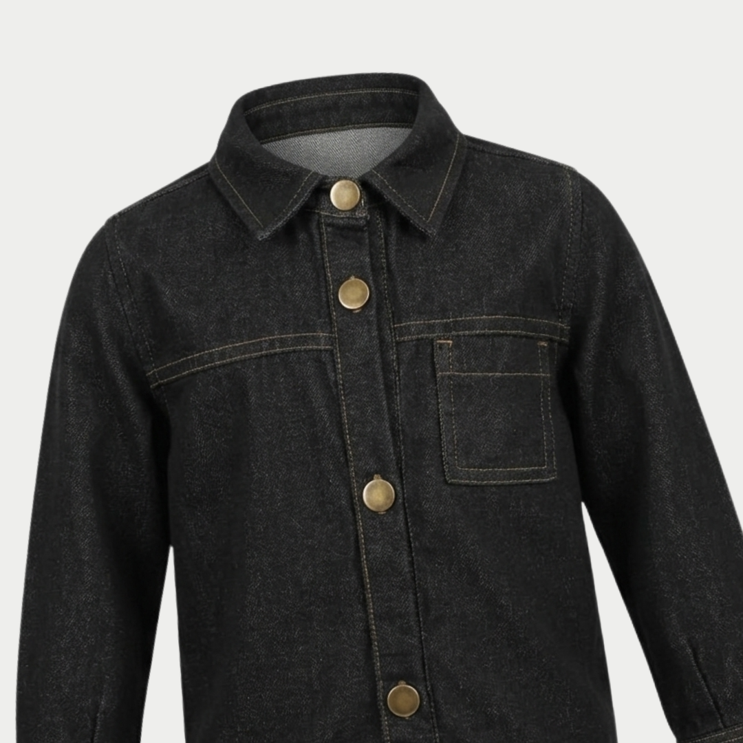 ZIEL KIDS - Elden Top Kemeja Anak Laki-Laki Jeans Premium