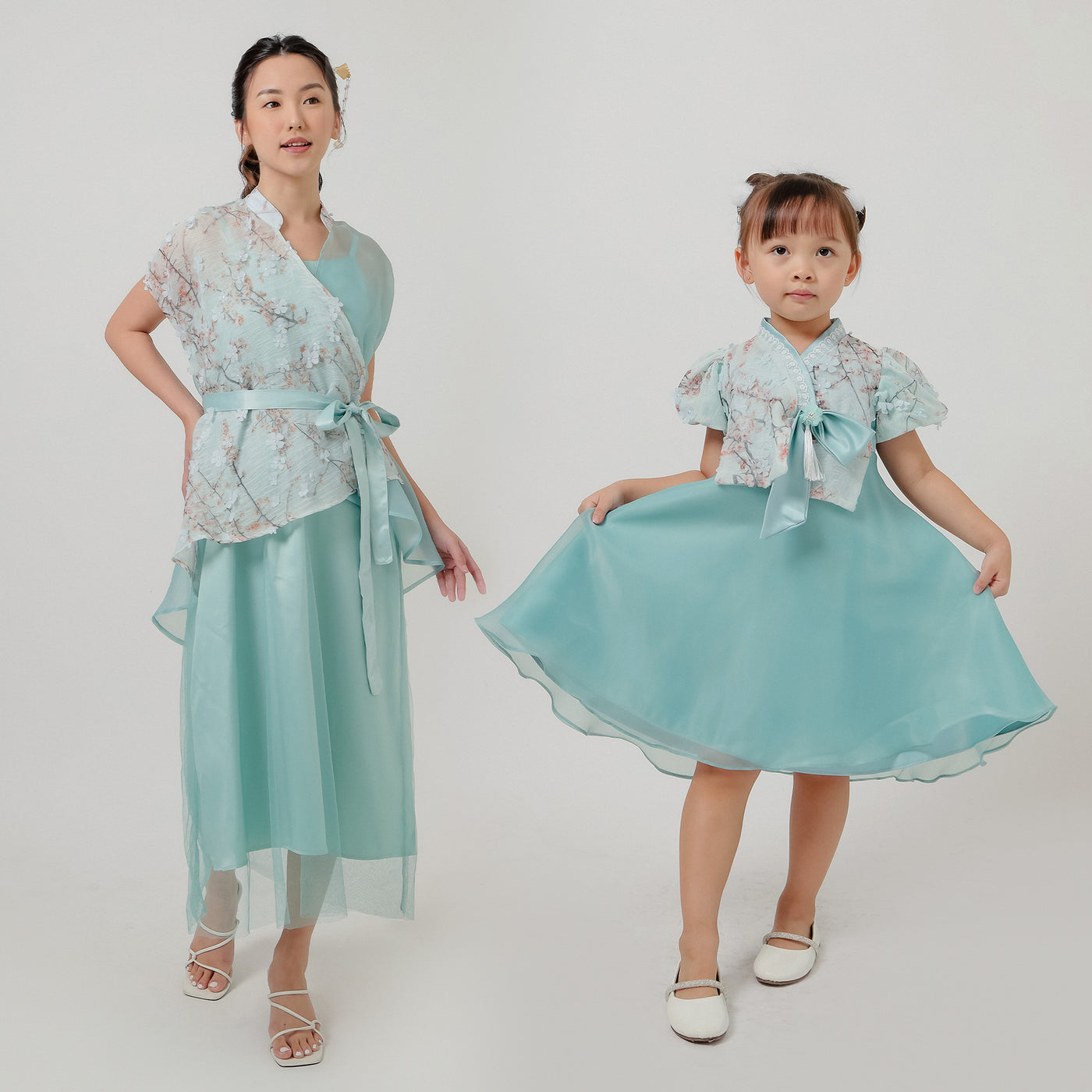 Eunji Dress Mom & Girls Couple - CNY 2024