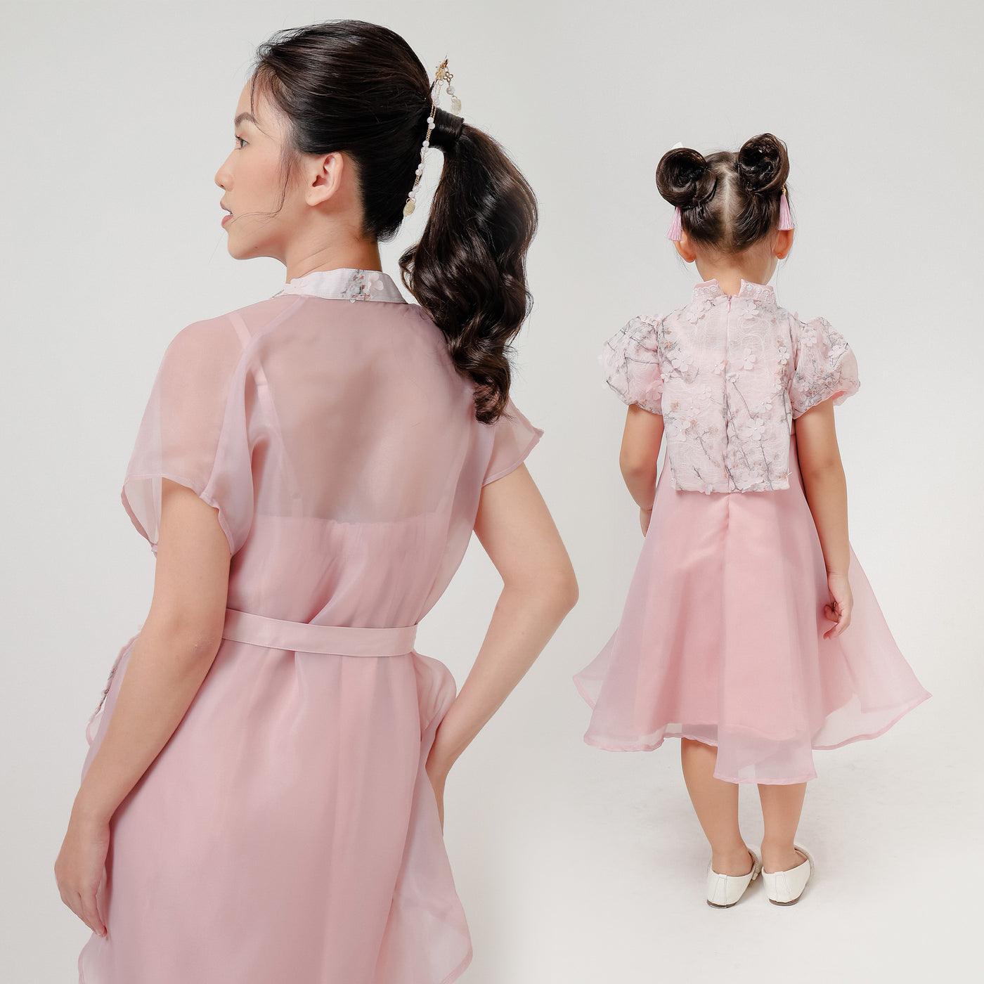 Eunji Dress Mom & Girls Couple - CNY 2024