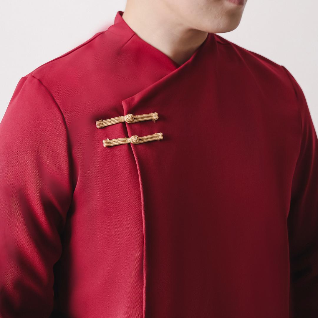 ⁠ZIEL KIDS - Hao Cheongsam | CNY 2026 | Atasan Qipao Semiwool Premium | Couple Dad & Boy