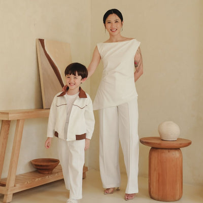 ZIEL x VERENA - Hayami Pants Bawahan Semiwool Premium  Couple Mom & Boy
