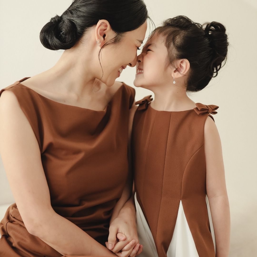 ZIEL x VERENA - Hayami Top Atasan Semiwool Premium Couple Mom & Girl