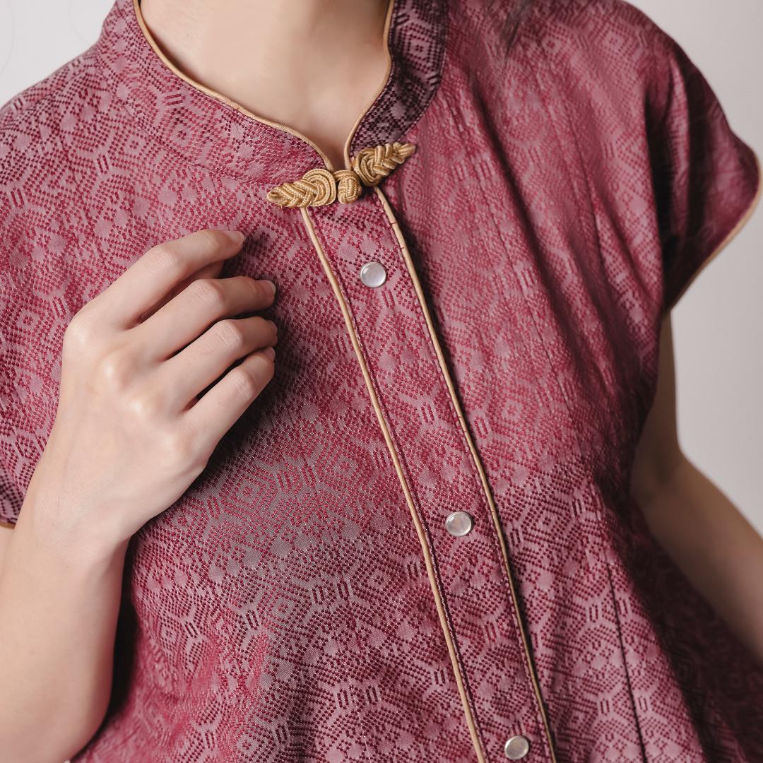 ZIEL KIDS - Jiwo Set | CNY 2026 | Setelan Cheongsam Qipao Rayon Semiwool Premium | Couple Mom & Girl