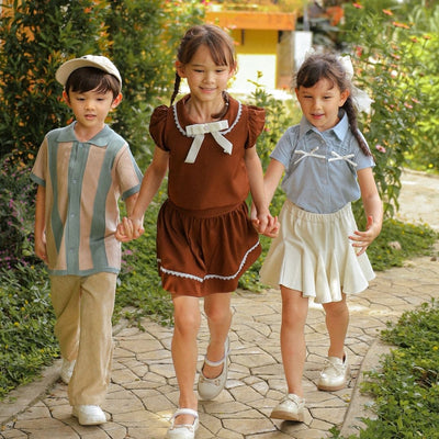 ZIEL KIDS - Kalika Set Baju Anak Perempuan Setelan Atas Bawah Premium