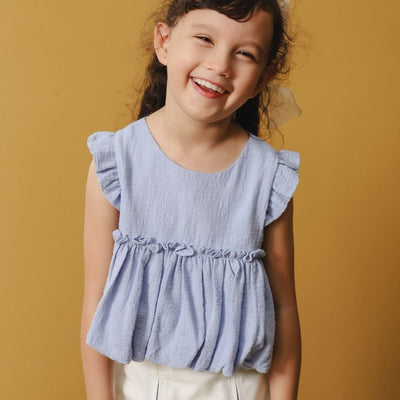 ZIEL KIDS - Kore Top Baju Anak Perempuan Atasan Cotton Premium