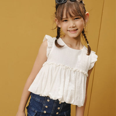 ZIEL KIDS - Kore Top Baju Anak Perempuan Atasan Cotton Premium
