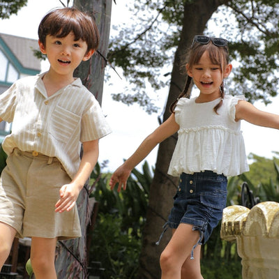 ZIEL KIDS - Kore Top Baju Anak Perempuan Atasan Cotton Premium