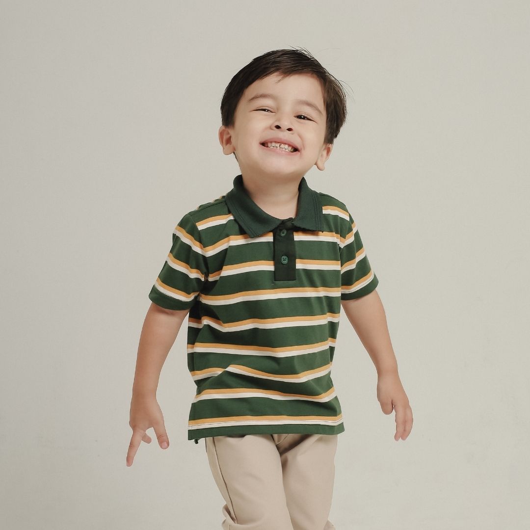 ZIEL KIDS - Larry Top Baju Anak Laki-Laki Atasan Katun Combed Premium