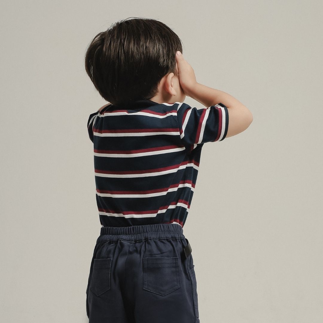 ZIEL KIDS - Larry Top Baju Anak Laki-Laki Atasan Katun Combed Premium
