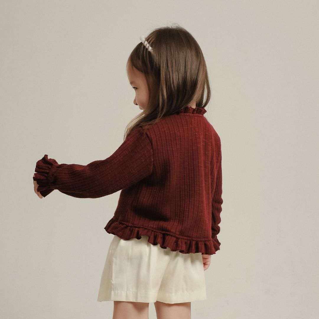 ZIEL KIDS - Litzy Top Baju Anak Perempuan Atasan Sweater Knit Premium