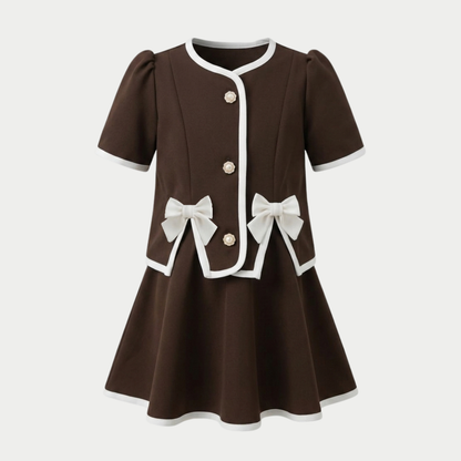 ZIEL KIDS - Melia Set Baju Anak Perempuan Setelan Atas Bawah Semiwool Premium