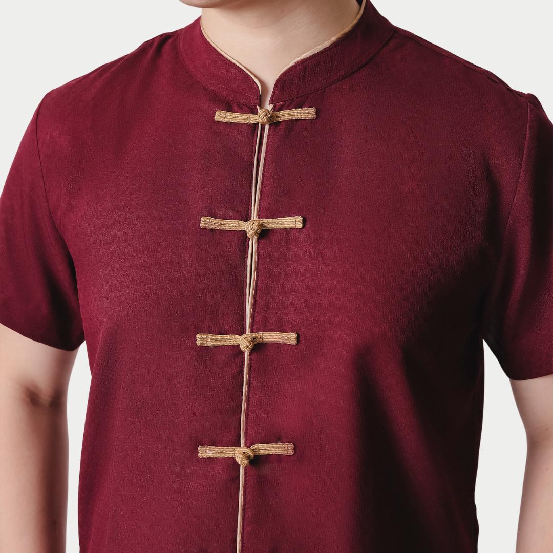 ⁠ZIEL KIDS - Renjun Cheongsam | CNY 2026 | Atasan Qipao Jacquard Premium | Couple Dad & Boy