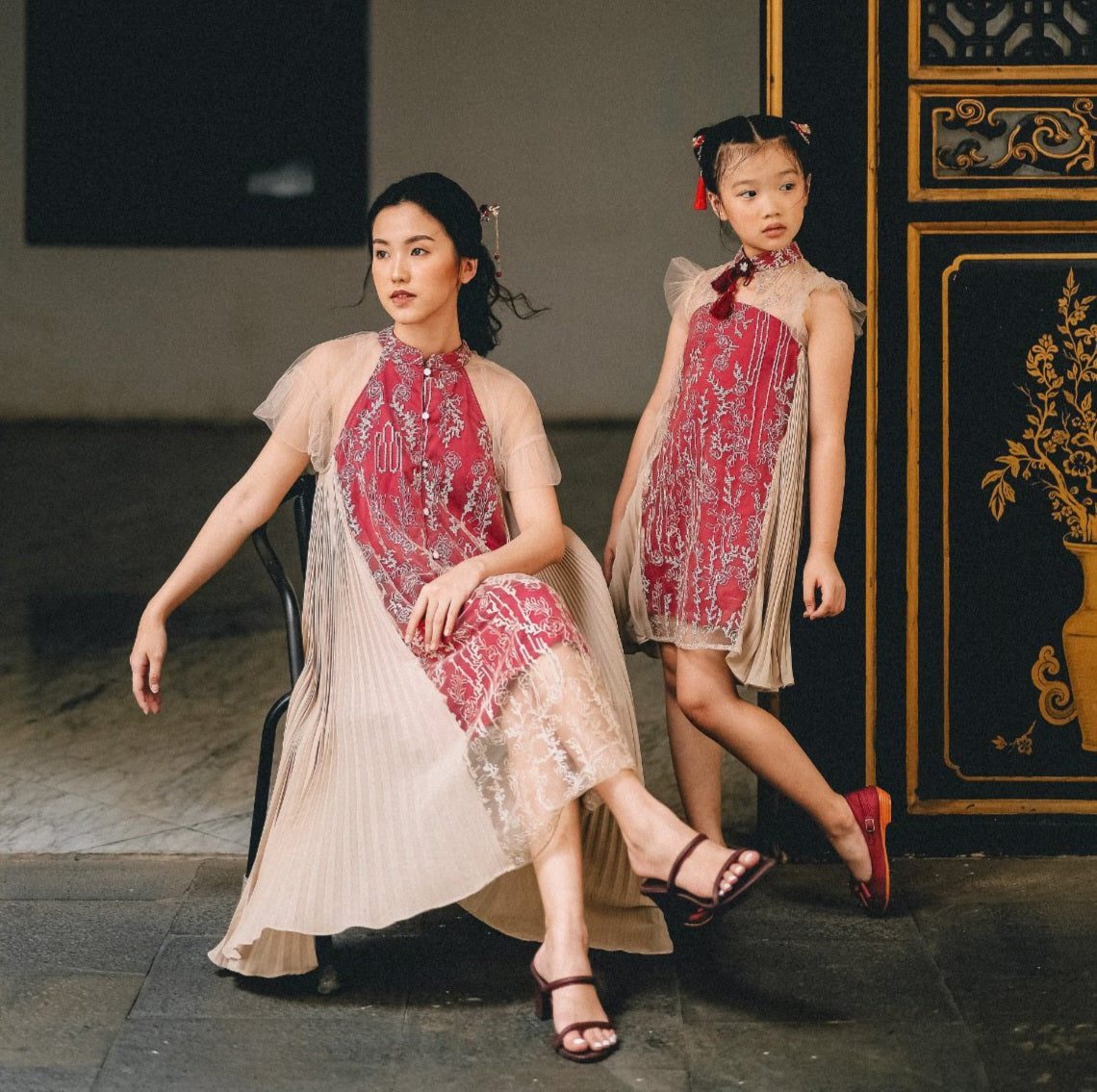 Shua Dress Mom & Girls - CNY