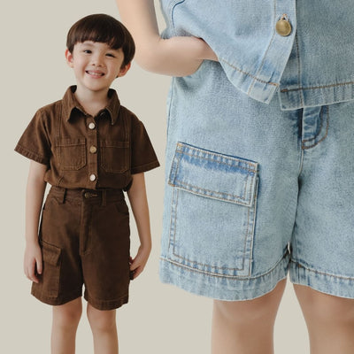 ZIEL x VERENA - Shinobu Pants Celana Anak Laki - Laki Denim Premium