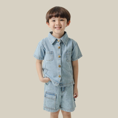 ZIEL x VERENA - Shinobu Pants Celana Anak Laki - Laki Denim Premium