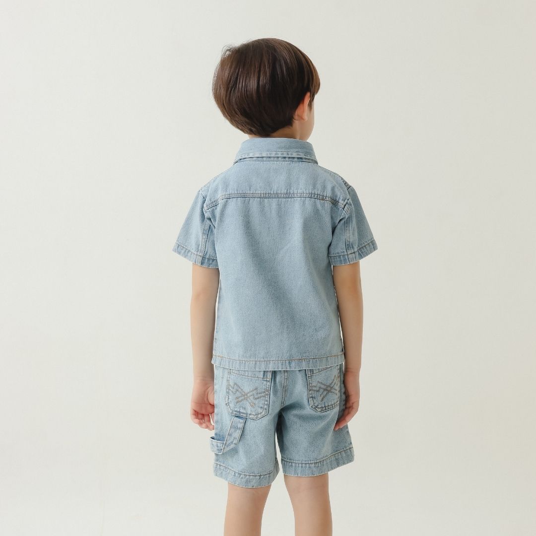 ZIEL x VERENA - Shinobu Pants Celana Anak Laki - Laki Denim Premium