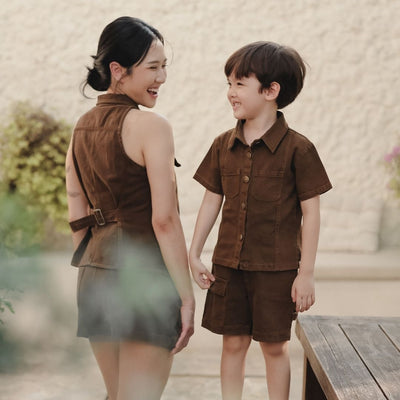 ZIEL x VERENA - Shinobu Pants Celana Anak Laki - Laki Denim Premium