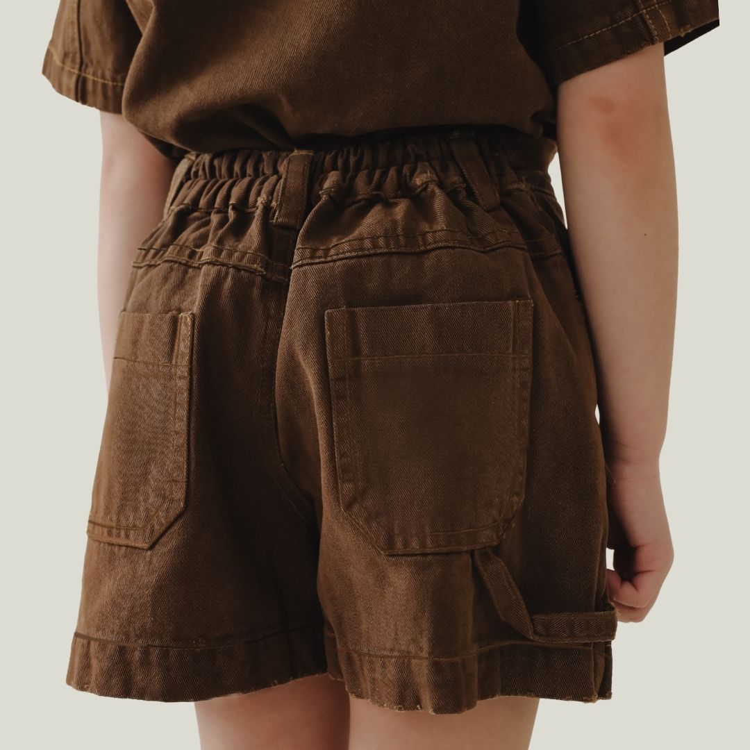 ZIEL x VERENA - Shinobu Skort Bawahan Denim Premium Couple Mom & Girl